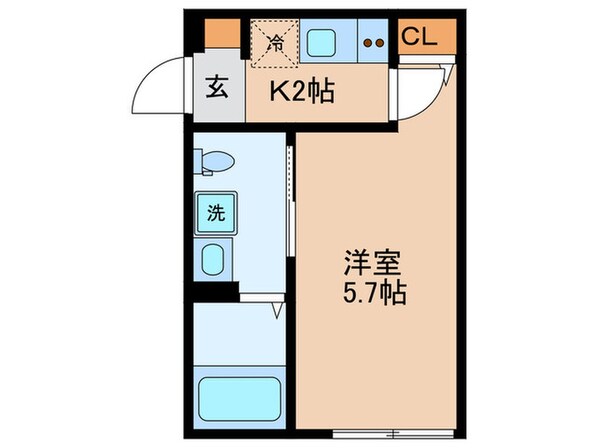 ベイルーム川崎平間の物件間取画像